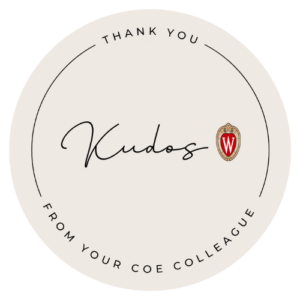 ME kudos sticker