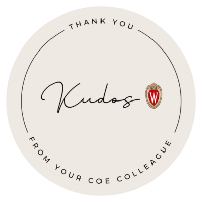 ME kudos sticker